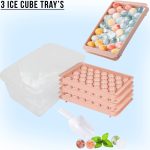 magic ice tray for freezer pink