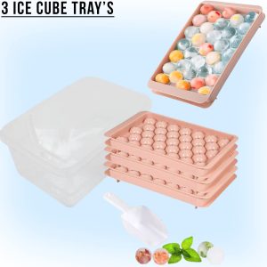 magic ice tray for freezer pink