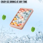 magic ice tray for freezer pink