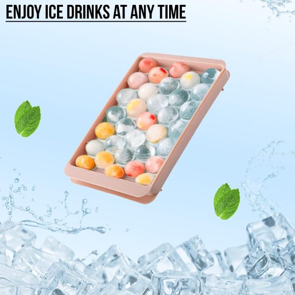 magic ice tray for freezer pink