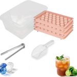 magic ice tray for freezer pink