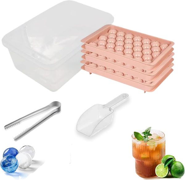 magic ice tray for freezer pink