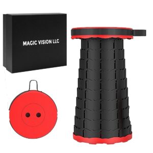 magic red portable stool